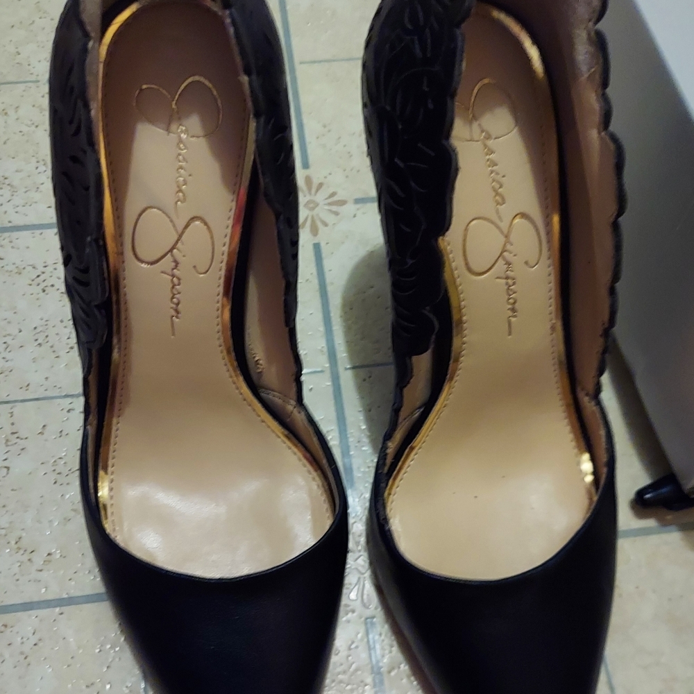 Jessica Simpson Black Heels